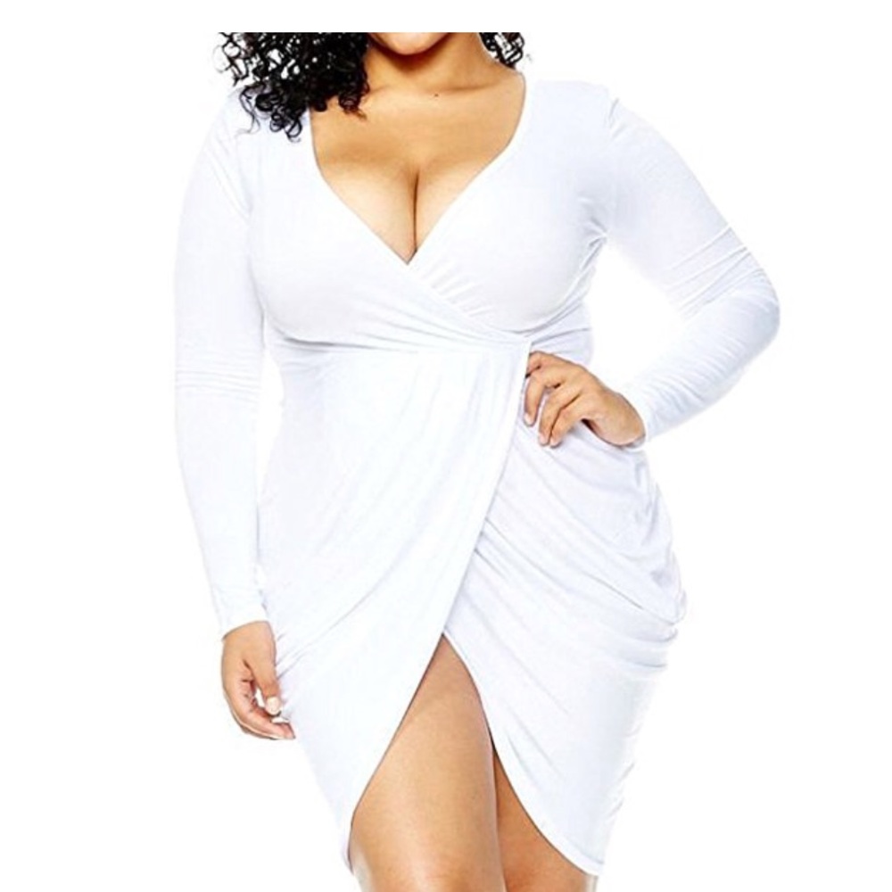 Whites dress xl
